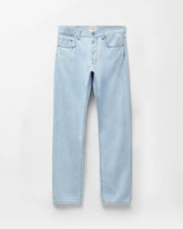 Straight Chambray Jeans
