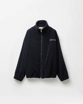 Cotton-Terry Jacquard Zip Sweatshirt