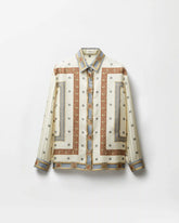 Printed Silk Twill Shirt