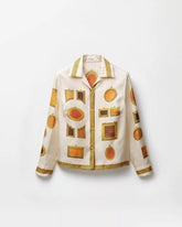 Printed Silk Twill Shirt
