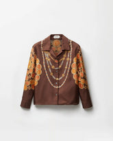 Printed Silk Twill Shirt