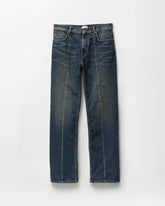 Distressed Straight Jeans