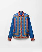 Printed Silk Twill Regular Shirt
