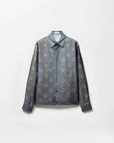 Printed Silk Twill Regular Shirt