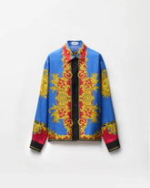 Printed Silk Twill Regular Shirt