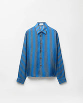 Printed Silk Twill Regular Shirt