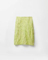Silk-Chiffon Draped Pencil Skirt