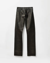 Embossed Leather Pants