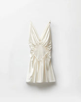 Silk-Satin Mini Dress