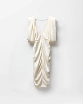 Crêpe Marocaine Silk Midi Dress