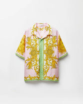 Printed Silk Twill Shirt