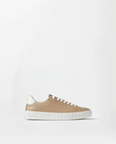 Greca Leather Sneakers