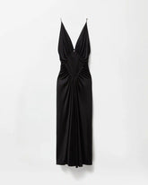 Viscose-Jersey Draped Gown