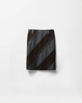 Wool-Mohair Pencil Skirt