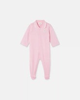 Baby Jacquard Cotton-Piqué Sleepsuit