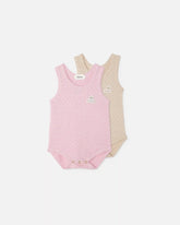 Baby Jacquard Cotton-Piqué Bodysuit 2-Pack