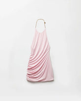 Viscose-Jersey Draped Mini Dress