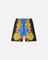 Kids Printed Cotton-Poplin Shorts