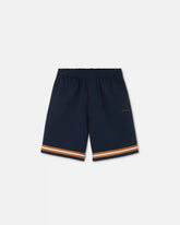 Kids Embroidered-Logo Stretch Piqué Shorts