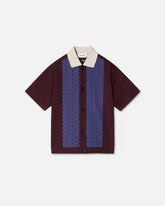 Kids Embroidered-Logo Jacquard Milano-Stitch Shirt