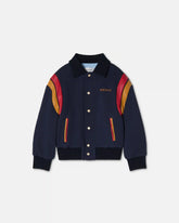 Kids Embroidered-Logo Cotton-Jersey Blouson