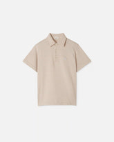Kids Jacquard Cotton-Piqué Polo