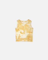 Kids Printed Cotton-Jersey Tank Top