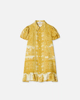 Kids Printed Silk-Twill Dress