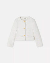 Kids Cotton-Blend Tweed Jacket