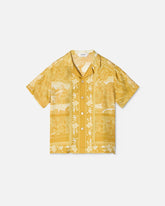 Kids Printed Silk Twill Shirt