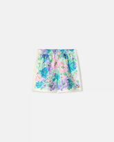 Kids Printed Silk-Twill Shorts