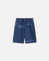 Kids Lasered Denim Shorts