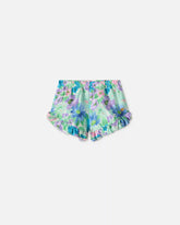 Baby Printed Silk Twill Shorts