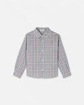 Baby Embroidered-Logo Cotton Oxford Check Shirt