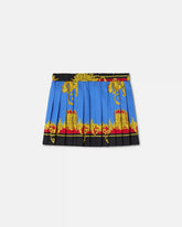 Baby Printed Cotton-Poplin Pleated Skirt