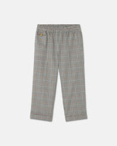 Baby Micro-Check Cotton-Poplin Pants