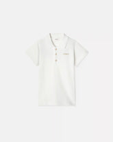 Baby Embroidered-Logo Cotton-Piqué Polo