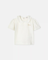 Baby Embroidered Jacquard Cotton-Jersey Polo Set