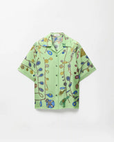 Printed Silk Twill Shirt