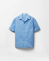Jacquard Cotton-Silk Regular Shirt