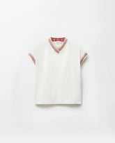 Jacquard Stretch Cotton-Jersey T-Shirt