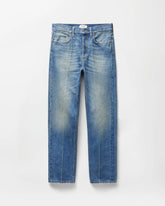 Distressed Straight Jeans