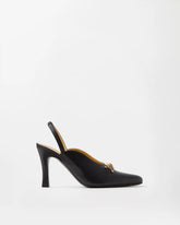 Marisa Leather Slingbacks 90 mm