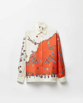 Printed Silk Twill Shirt