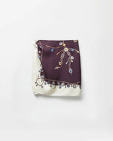 Printed Silk Twill Mini Skirt