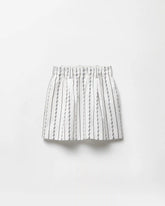 Jacquard Cotton-Silk Skirt
