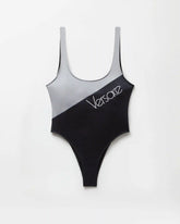 Embroidered-Logo One-Piece Swimsuit
