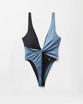 Embroidered-Logo One-Piece Swimsuit
