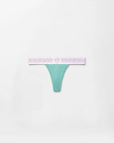 Ribbed Cotton Thong