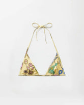 Printed Bikini Top